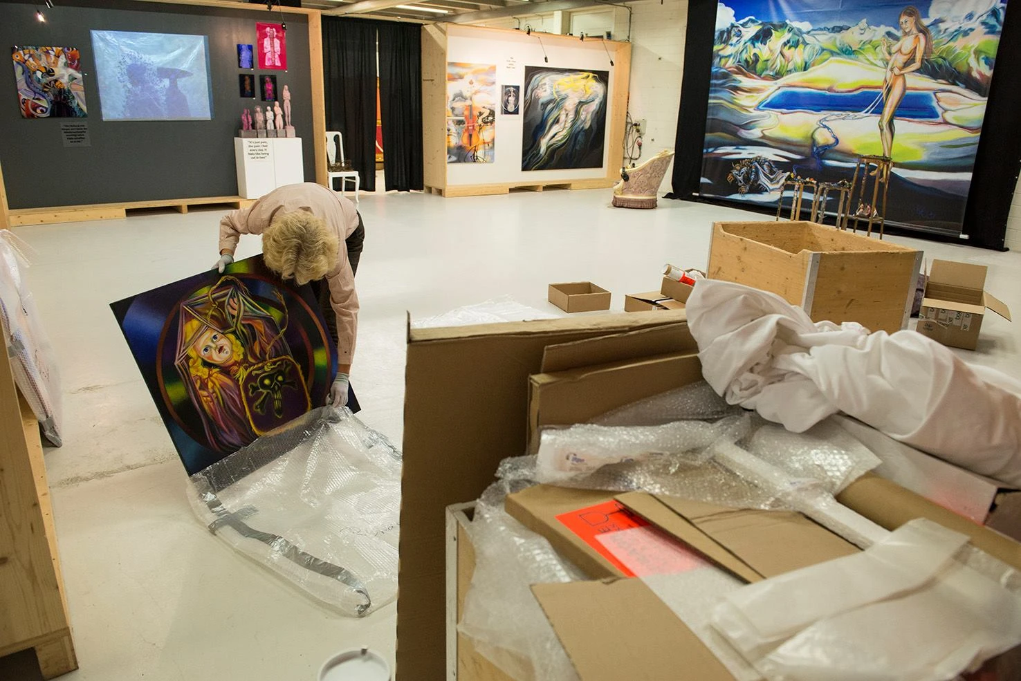 Abbau und Verpackung
